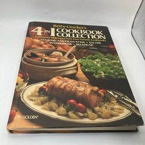 Betty Crocker Large Cookbook Collection Vintage 4-in-1 Treasury Home Cooking